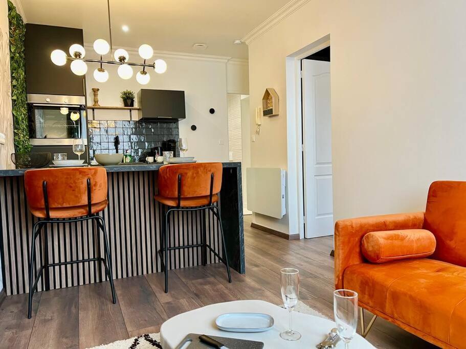 Florea Reims Avec Du Charme Proche Gare Et Centre Exteriör bild